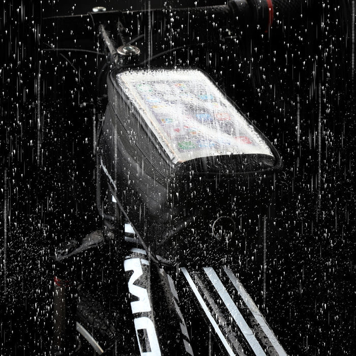 Чантичка за телефони до 6.5’ велосипед Wozinsky 1.5l Черен