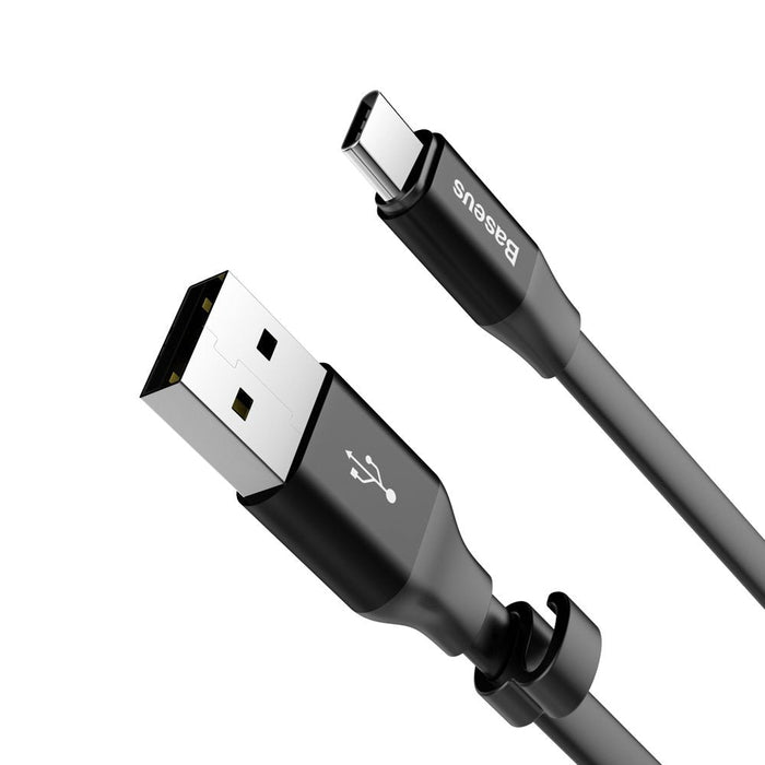 Кабел Baseus Nimble USB към USB - C 2A 0.23m Черен