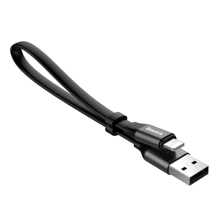 Кабел Baseus Nimble USB към Lightning 2A 0.23m Черен