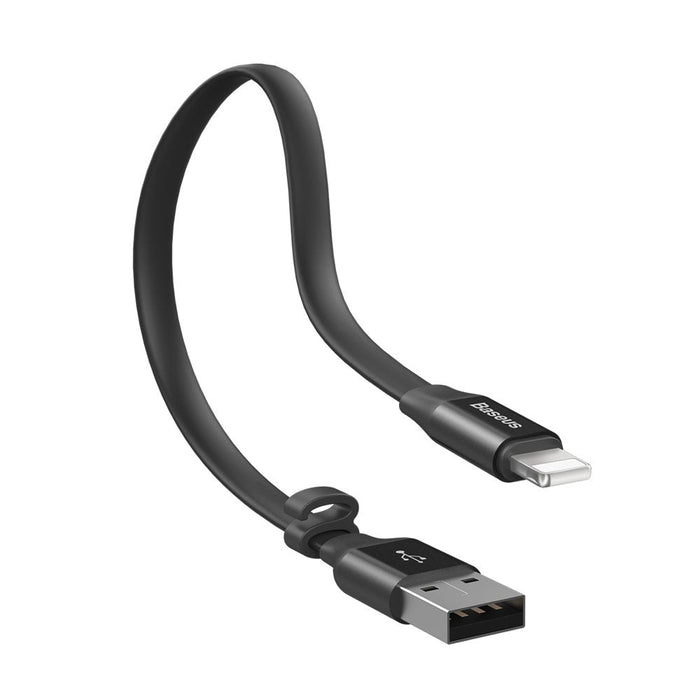 Кабел Baseus Nimble USB към Lightning 2A 0.23m Черен