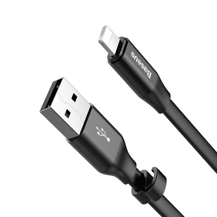 Кабел Baseus Nimble USB към Lightning 2A 0.23m Черен