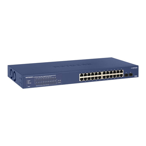 NETGEAR GS724TPv2 24 x 1G PoE + ports Up to 190W Smart