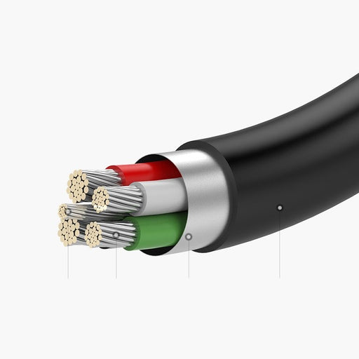 Адаптер от USB Type - C към аудио 3.5 мини жак бял