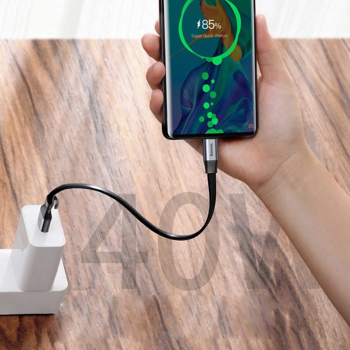 Кабел Baseus USB към USB - C SuperCharge 5A 40W QC