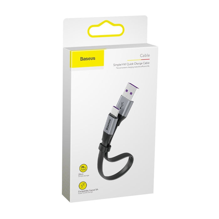 Кабел Baseus USB към USB - C SuperCharge 5A 40W QC