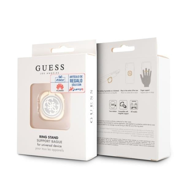 Ринг холдър Guess GURSEQGBK 4G златист/черен