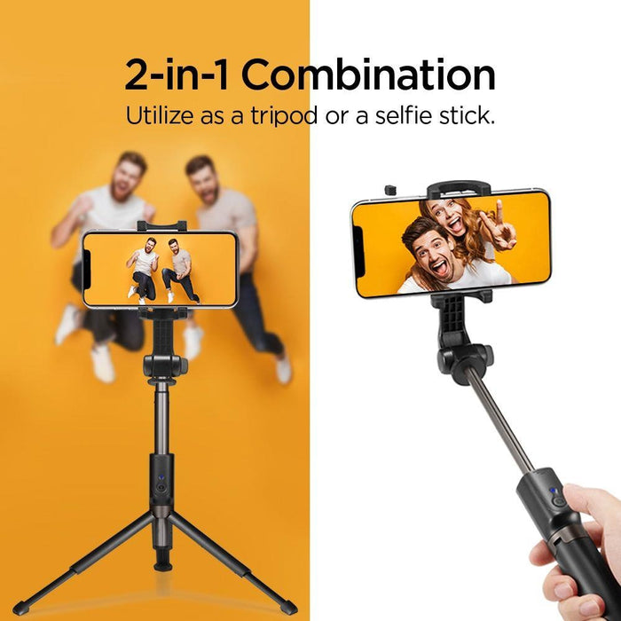 Spigen S540 Selfie Stick Bluetooth Monopod with Tripod