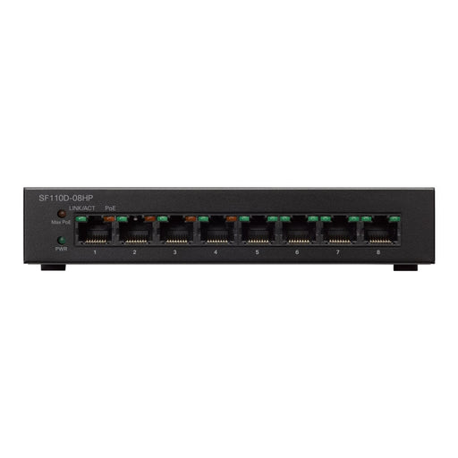 Комутатор Cisco SF110D - 08 8 - Port 10/100 Desktop Switch