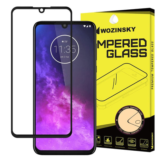 Протектор Wozinsky Full Glue за Motorola One Zoom черен