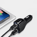 Зарядно устройство за кола Wozinsky USB x2 USB - C Черен