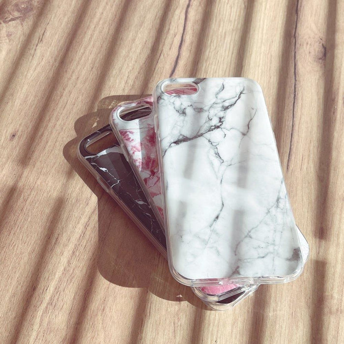 Wozinsky Marble TPU Кейс за iPhone 8 / 7 бял