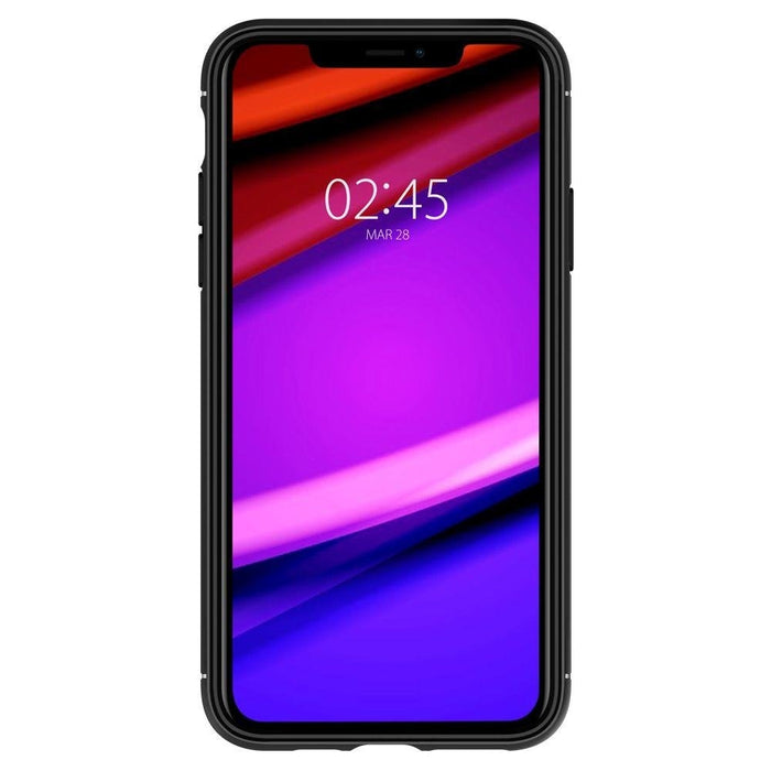 Предпазен калъф Spigen Rugged Armor за iPhone 11 Matte Black