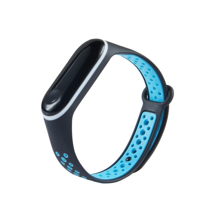 Каишка Replacement band за Xiaomi Mi 4/ 3 Dots Черен/син