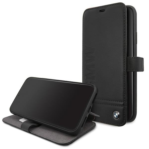 Тефтер BMW Logo Impring Book iPhone 11 Pro Max, Черен