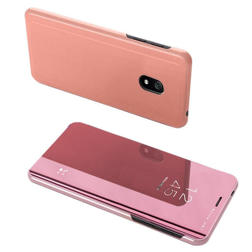 Калъф за телефон Clear View Xiaomi Redmi 8A розов