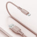 Кабел Baseus USB към Lightning 2.4A 1.2m Розов