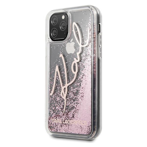 Кейс Karl Lagerfeld Glitter Signature за Apple iPhone