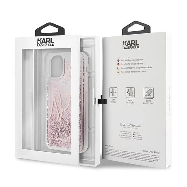 Кейс Karl Lagerfeld Glitter Signature за Apple iPhone