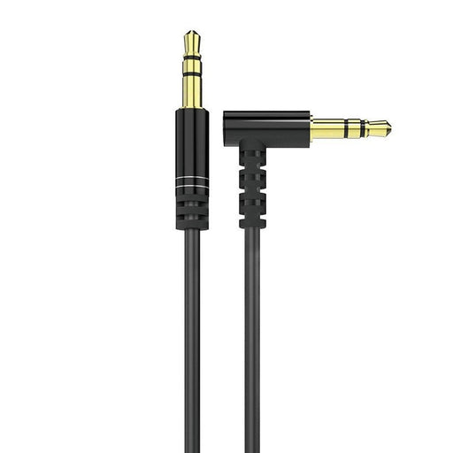 Кабел Dudao Angled с Aux Mini Jack 3.5mm 1m черен