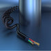 Разтегателен кабел Dudao AUX към mini jack 3.5mm 150cm Бял
