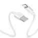 Кабел Dudao USB към Lightning 3A 1m бял