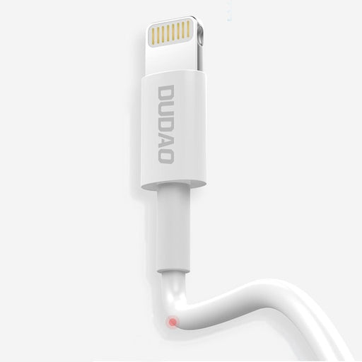 Кабел Dudao USB към Lightning 3A 1m бял