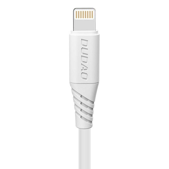 Кабел Dudao USB към Lightning бързо зареждащ 5A 2m бял