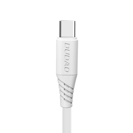 Кабел Dudao USB към USB - C бързо зареждащ 5A 2m бял