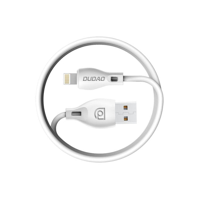 Кабел Dudao L4l USB към Lightning 2.1A 1m бял