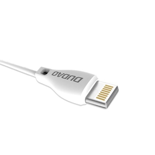 Кабел Dudao L4l, USB към Lightning 2.1A 1m, бял