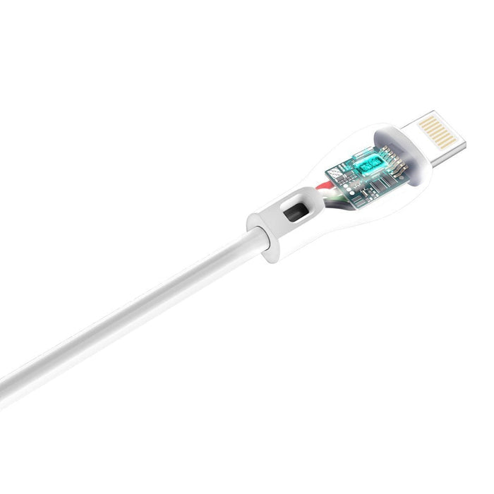 Кабел Dudao L4l USB към Lightning 2.1A 1m бял