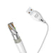 Кабел Dudao L4l USB към Lightning 2.1A 1m бял
