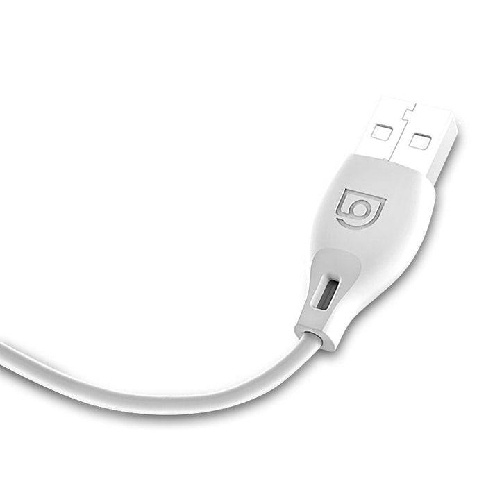 Кабел Dudao USB към Micro 2.4A 2M бял