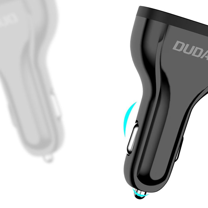 Универсално Зарядно за кола Dudao R7S, 3x USB / Quick Charge 3.0 / 2.4A / 18W, Bял