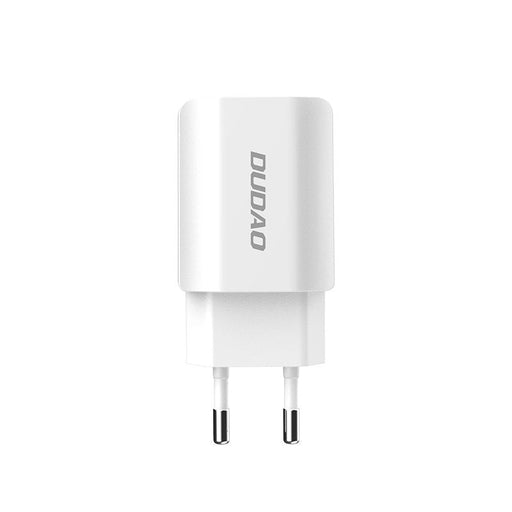 Зарядно устройство Dudao EU 2x USB 5V / 2.4A Бял