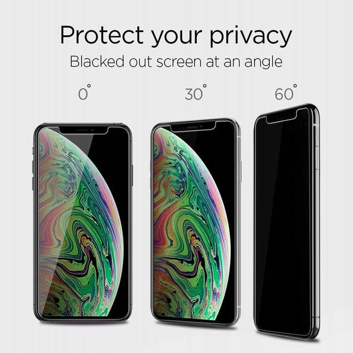 Закалено стъкло SPIGEN ALM GLASS.TR IPHONE 11 PRIVACY