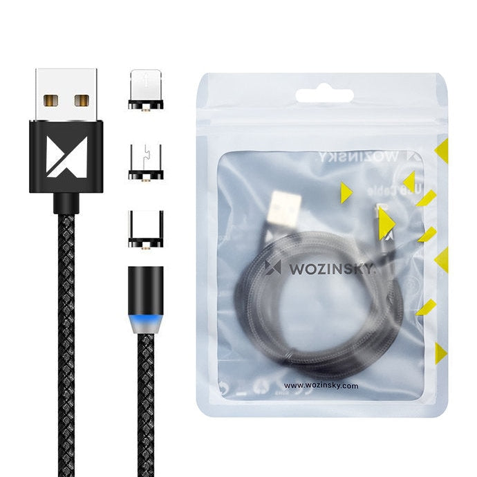 Магнитен кабел Wozinsky USB / micro - C