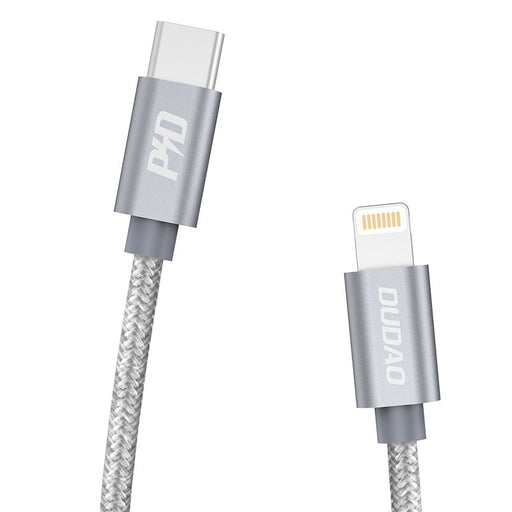 Кабел Dudao USB - C към Lightning 45W 1m Сив
