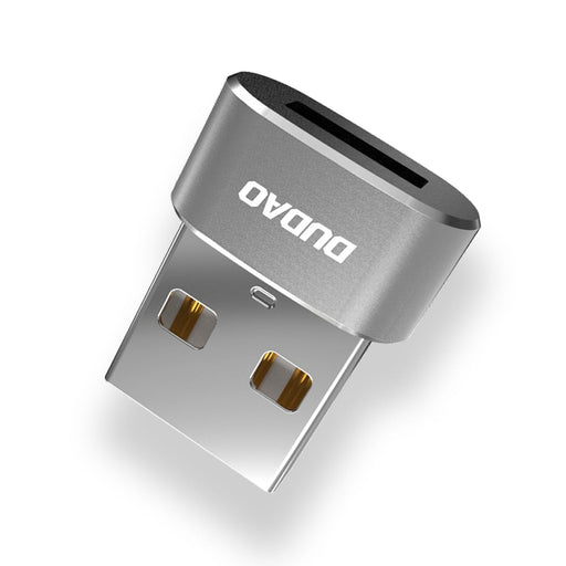 Адаптер Dudao L16AC USB - C USB черен