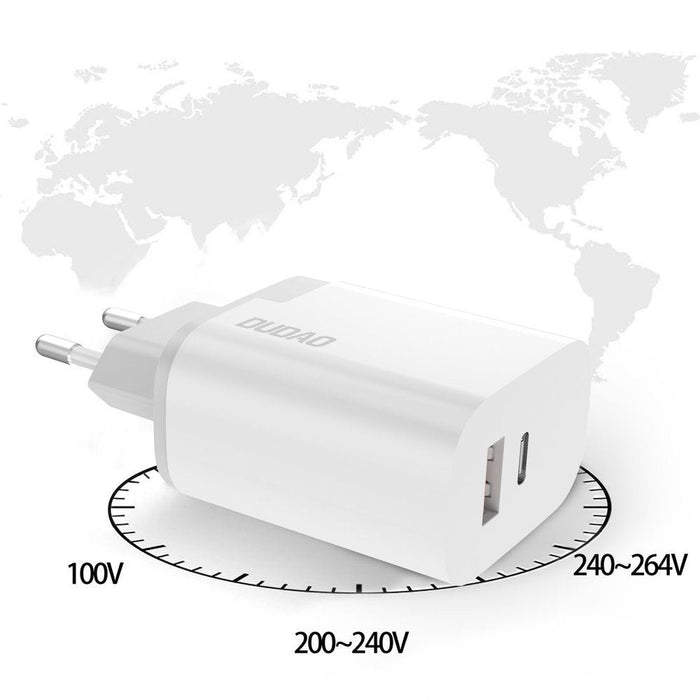 Мрежово зарядно Dudao A6xsEU с USB и USB