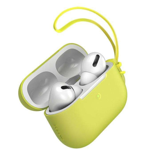 Кейс Baseus Let’s Go за AirPods Pro с каишка жълт