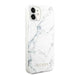 Кейс Guess GUHCN61PCUMAWH за iPhone 11 бял Marble