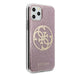 Кейс Guess Circle Glitter за Apple iPhone 11 Pro Max Розов