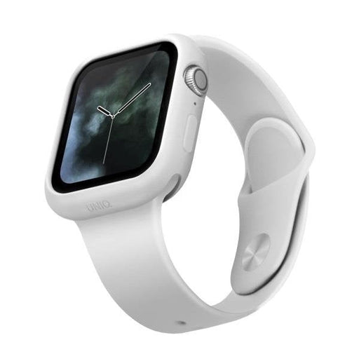 Калъф за Smartwatch Uniq Lino Apple Watch 5/4 44mm бял