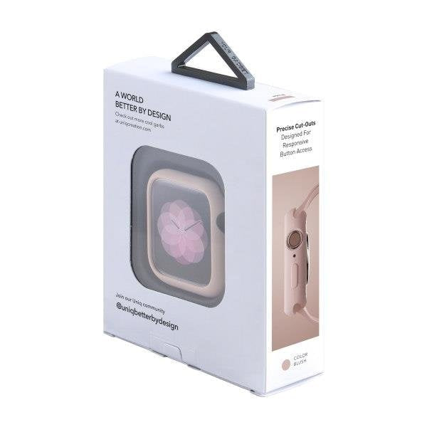 Калъф за Smartwatch Uniq Lino Apple Watch 5/4 44mm розов