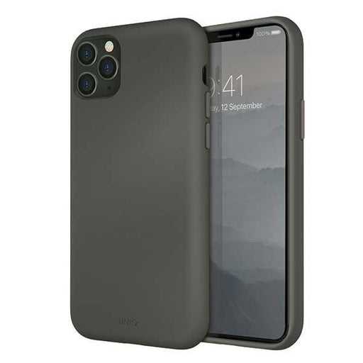 Кейс Uniq Lino Hue за iPhone 11 Pro Max Grey сив