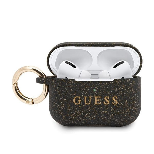 Силиконов кейс Guess за Apple AirPods Pro Черен