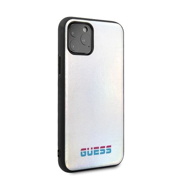 Кейс Guess Iridescent за Apple iPhone 11 Pro Сребрист