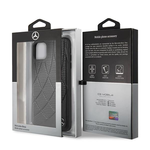 Кейс Mercedes Bow Line за Apple iPhone 11 Pro Max Черен