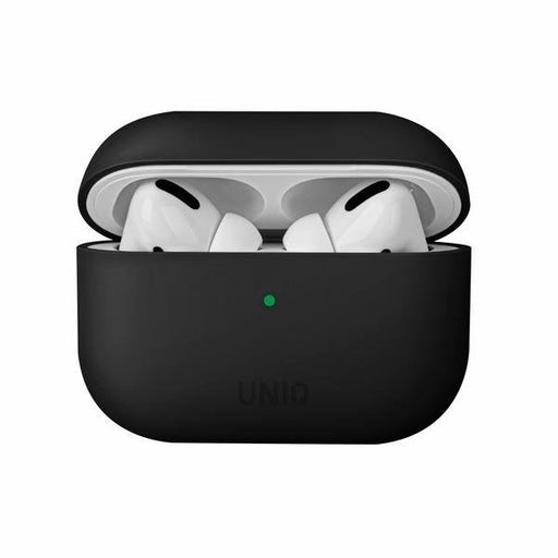 Калъф Uniq Lino за Airpods Pro Silicone Ink Black